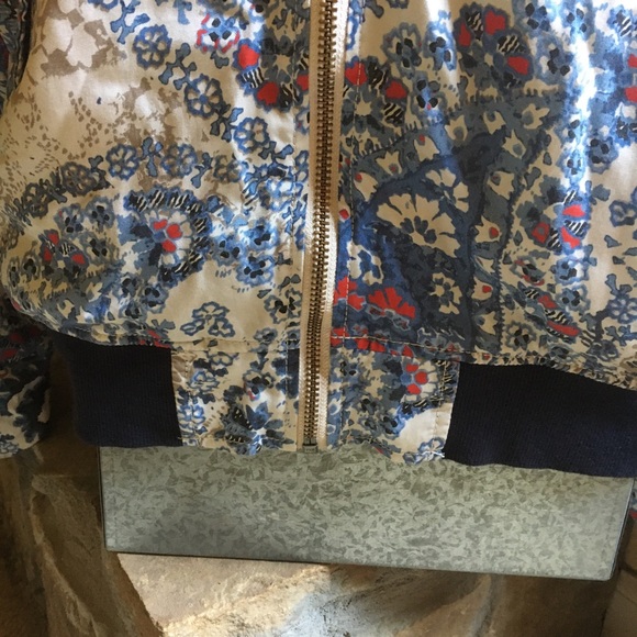 Free People Quilted Paisley Bomber Jacket - Picture 4 of 9
